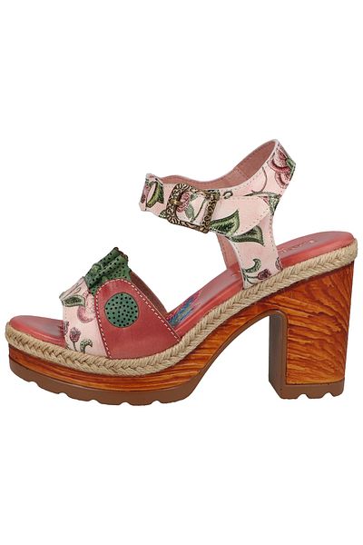 LAURA VITA Sandalette - Mehrfarbig - Blockabsatz