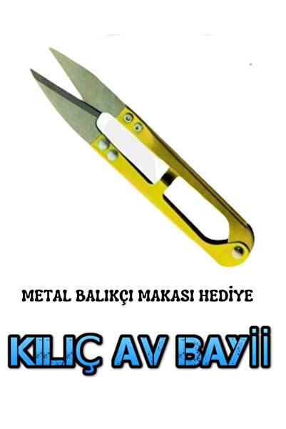 KILIÇ AV BAYİİ SELİM KILIÇ Haki Balıkçı Kamış Ve Olta Taşıma Sırt Çantası Metal Balıkçı Makası Hediyeli