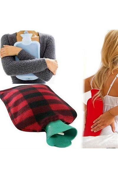 Kenpool Polar 1.75 Lt Hot Water Bag - With Cover, Back Relief and Protection