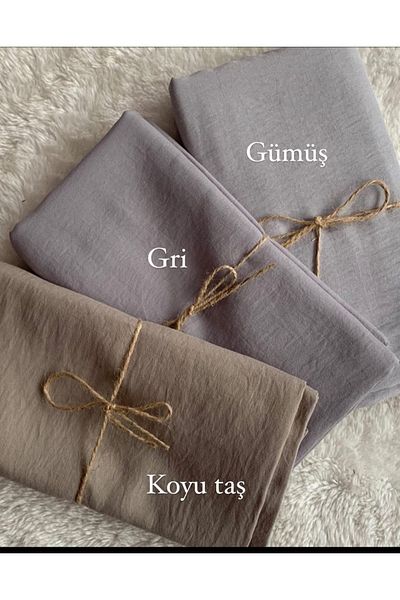 Narine Hijab Γυναικείο Βαμβακερό Σετ Μοντέλο Cazz Shawl 3 τεμ