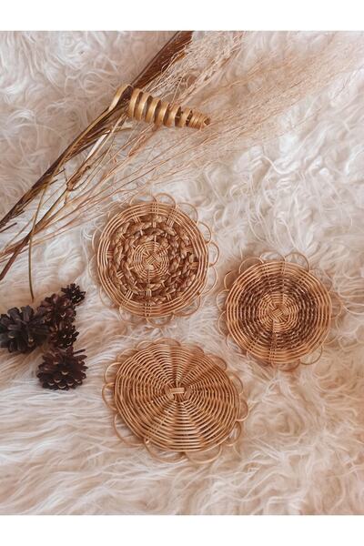 gudelidekor Hasır Bambu Rattan Duvar Dekoru