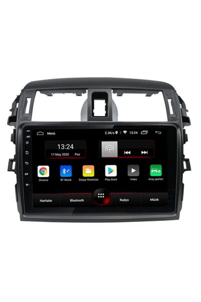 EXVOL Toyota Corolla 2006-2013 Android 12 Multimedia Carplay 2/32gb 9 Inc Hd Ips Screen Parking Camera Gift
