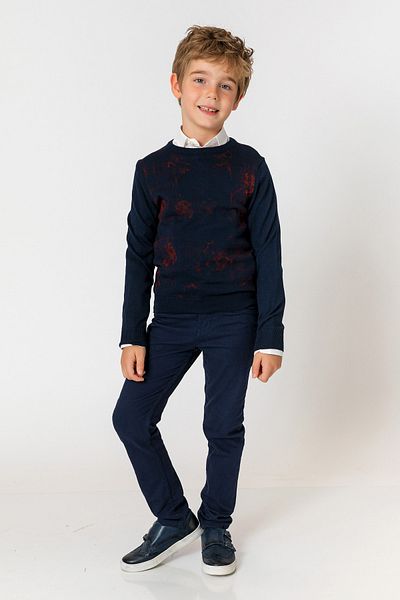 incity Boy's Navy Blue Sweater