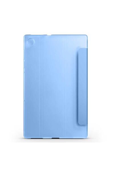 Fuchsia Lenovo M10 Tb-x306f Uyumlu Smart Cover Standlı 1-1 Kılıf Flip Smart Akıllı Tablet Kılıfı