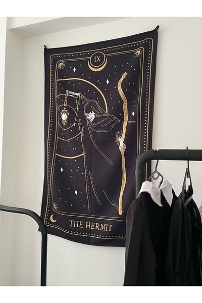 Planet Butik The Hermit Wall Cloth - Wall Tapestry I 70 X 100 Cm