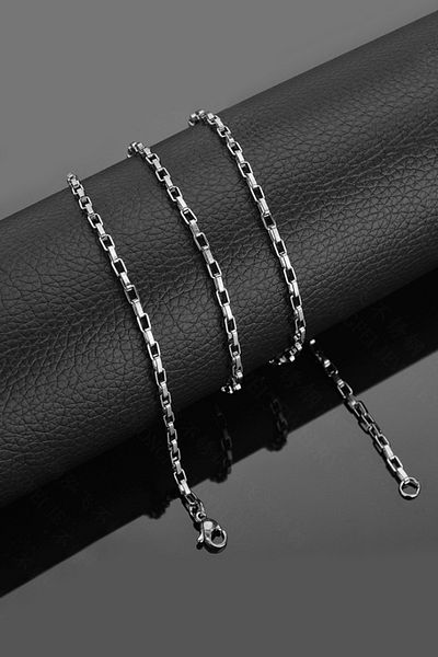 Chavin 60 cm2.5 MmGray Men's Women's Steel Chain Eh65by