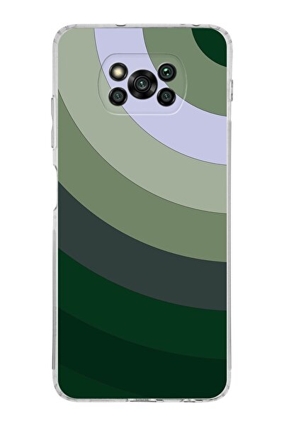 PrintiFy Xiaomi Poco X3 Pro Kamera Korumalı Kapak Renk Cümbüşü Tasarımlı Şeff...