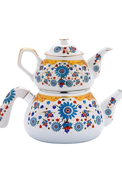 Sultan Çini -çini El Emeği Porselen Çaydanlık