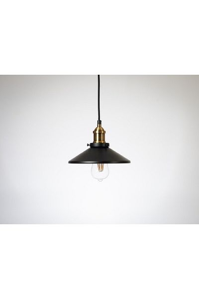 RİOLİGHT Retro4 Rustic Metal Pendant Lamp - E27 Base, Single, Diameter: 23cm - For Kitchen, Rooms, Coliders and Cafes