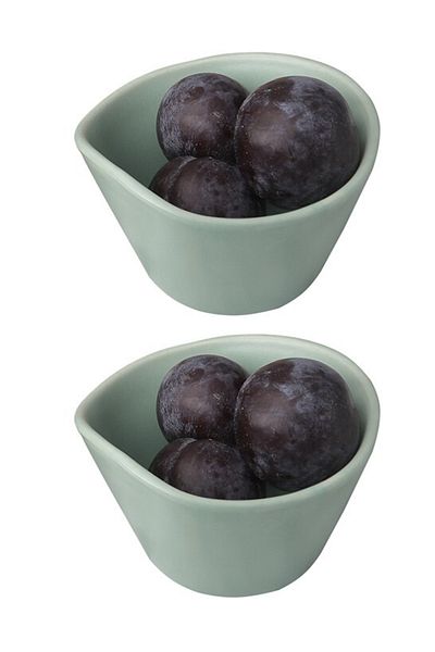 melik's 2-Piece Serving Bowl Salad Bowl Sauce Bowl Snack Bowl 2-Piece Bowl 11 Cm Green