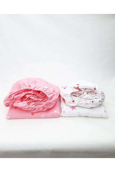BabyMeva Set cearșaf elastic din 2 piese Baby Meva