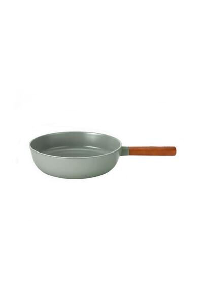 NEOFLAM Fika Gray 26 Cm Cast Iron Wok Pan
