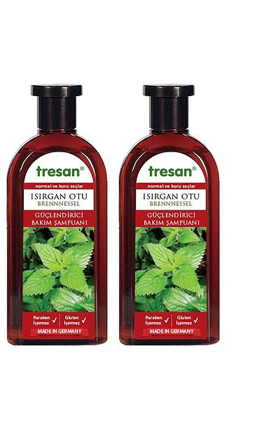 Tresan 300 ml 2 Pieces Nettle Shampoo - Normal and Dry Hair