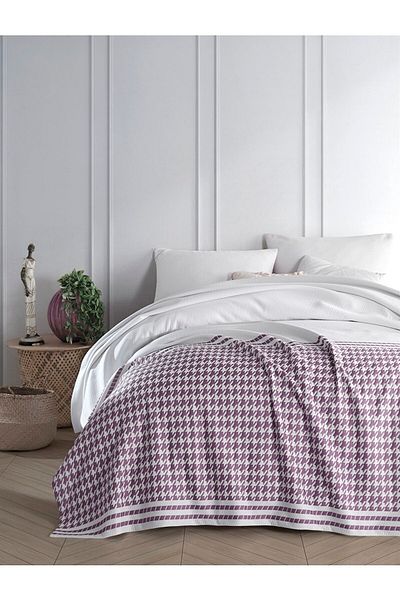 Mulberry Klara Double Bedspread 200x220 - Plum