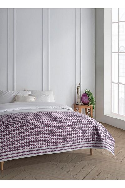 Mulberry Klara Double Bedspread 200x220 - Plum