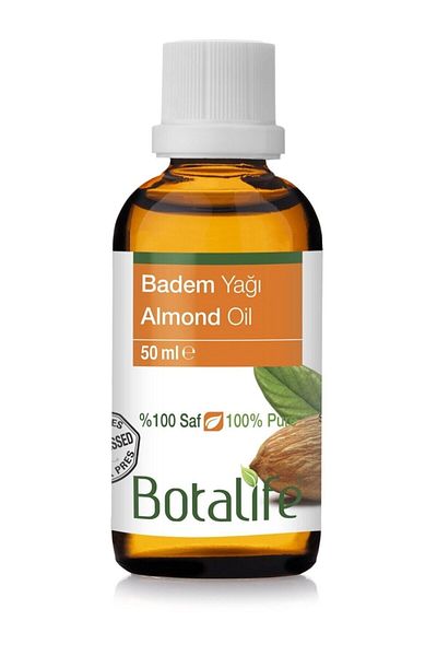 Botalife 100% Pure Natural Almond Oil (PRUNUS AMYGDALUS.DULCUS OIL) 50 ml