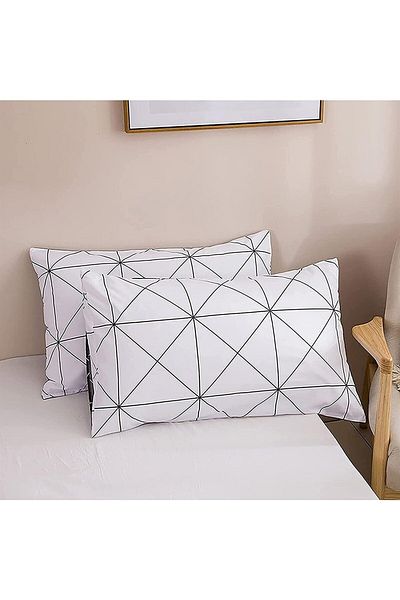 Mulberry Σετ Παπλωματοθήκη Λευκή Pandora Διπλό - 200x220
