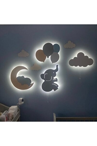 Windly Concept Bebek Odası Çocuk Odası Gece Lambası Seti