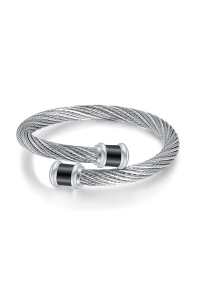 Chavin Bracelet Design Gray Women's Steel Bracelet Ef27by