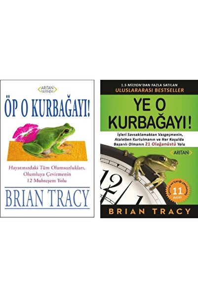 Arıtan Yayınevi Öp O Kurbağayı! - Ye O Kurbağayı! / 2 Kitap - Brian Tracy