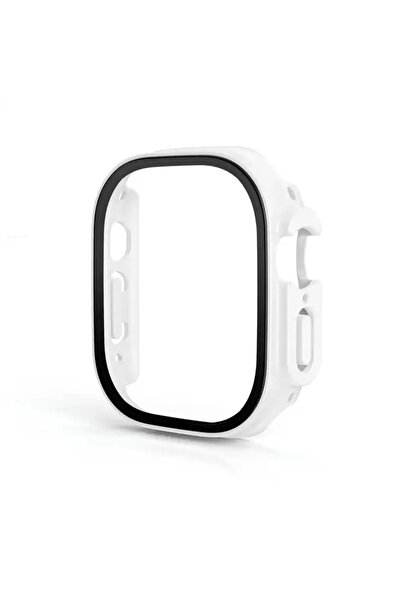 Mi7a Apple Watch Ultra 49mm Kılıf Kasa Ve Ekran Koruyucu 360 Koruma Sert Pc