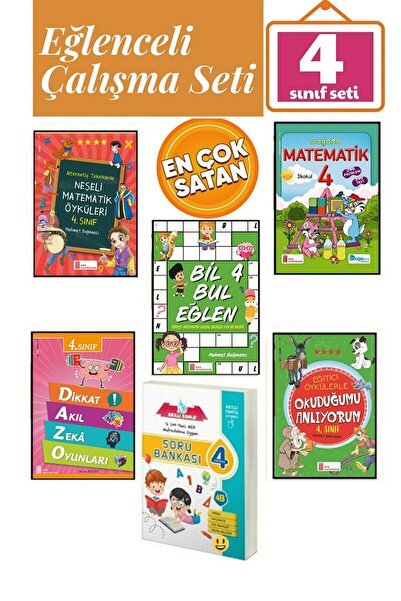 Ata Yayıncılık Ata Yayınları 4.sınıf Eğlenceli Çalışma Seti