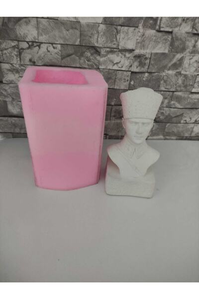 AnkaHobiMarket Atatürk Büst Silikon Kalıp S651