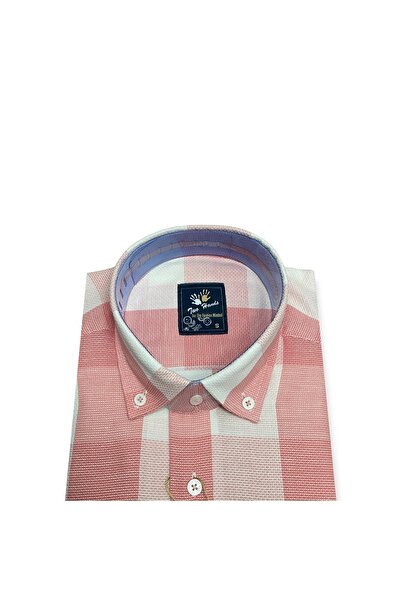 TWO HANDS Ανδρικό κλασικό βαμβακερό πουκάμισο με μακρυμάνικο χαλαρό κόψιμο και τσέπες 351