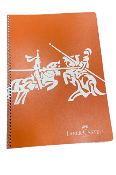 Faber Castell Vibrant Colors1 Spiral A4 60 Gr. Plastic Cover 80 Yp. Striped