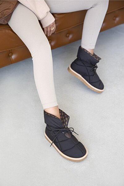 DEP.PO.GO Kopya - Pillow Kadın Parasut Kumaş Bot Kar Botu