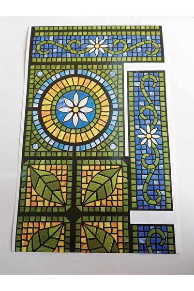 craftsy Mozaik Dekopaj Kağıtları 2004p ( 5 Adet ) 24 X 75 Cm