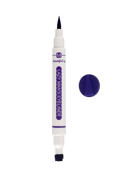 Tikatti Colorful Double Tracks Eyeliner Light Purple Triangle 09