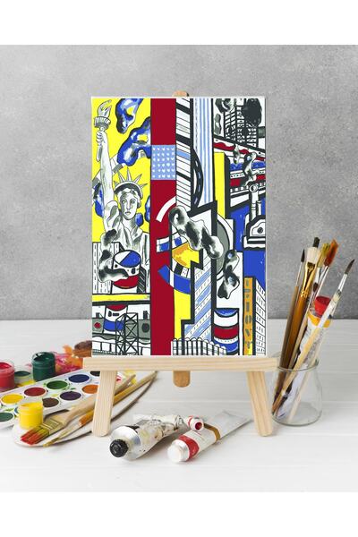 Carmen Sayılarla Boyama Seti - Fernand Leger - Study For Cinematic Boyama Seti