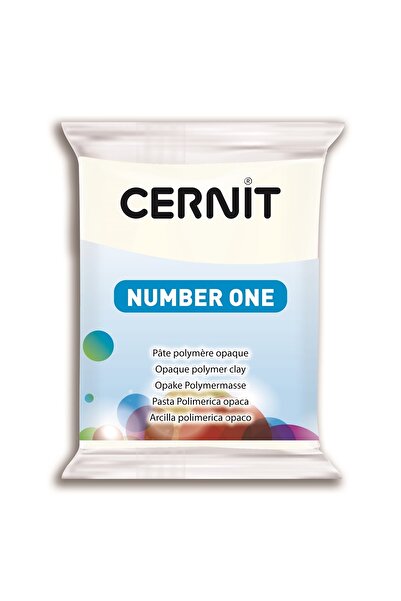 Cernit Number One Polimer Kil 56 gr 027 Opaque White