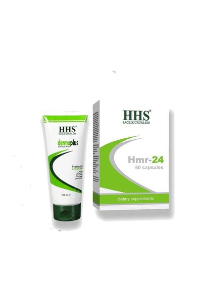 HHS SAĞLIK ÜRÜNLERİ Hhs Hmr 24 - 60 Kapsül + Dermaplus Bitki Özlü Krem