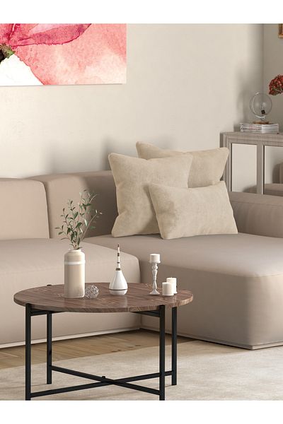 Pastel Velvet Textured Gray Color Throw Pillow Pillow Case Suitable For Freedom Series Punch