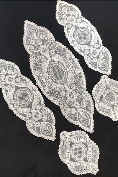 Çt Çeyizci Tekstil Set Sufragerie, Dormitor Set 5 Piese Față de masă