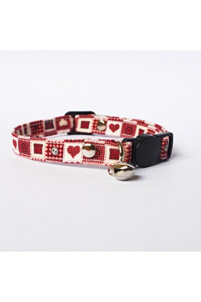 stylie El Yapımı Yılbaşı Desenli Kedi Tasması, Boğulma Önleyici Güvenli Klips...