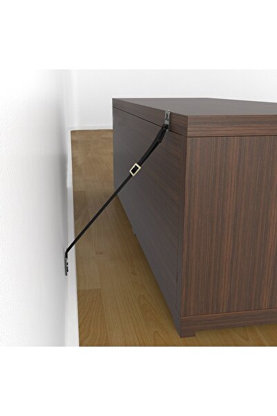 Miny Baby Beyaz Eşya Tv Sabitleme Deprem Güvenliği Kayışı-metal Başlıklı - Ts...