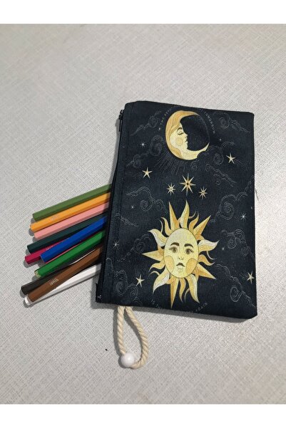 owl bag Boemski Sunce i Mesec Novi Sa deznom Dizajn Držač za Olovke od Tkanin...