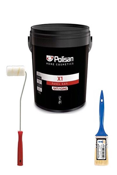 Polisan X1 Su Bazlı Amerikan Panel Kapı Boyası 3 Kg 3 Parça Set