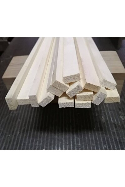 çakıcı orman ürünleri Ahşap Çıta 2cmx2cmx60cm (50 Adet)kavak Çıta