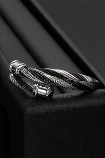 Chavin Bracelet Design Black Gray Women's Steel Bracelet Ef27sy