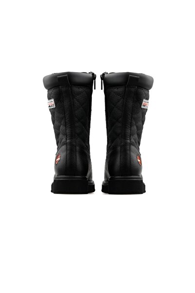 Harley Davidson Katy Kadın Günlük Bot 025z100627-black-baskılı-derı Siyah
