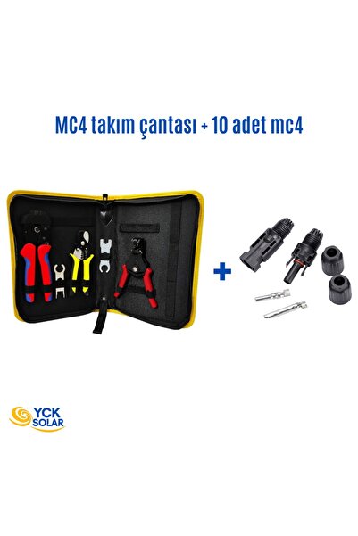 Genel Markalar Solar Mc4 Konnektör Sıkma Pensesi Seti - 10 Set Mc4 Konnektör - Aynı Gün Kargoda