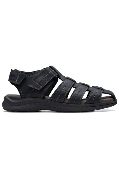CLARKS Clarks Black Genuine leather Sandals For Mens