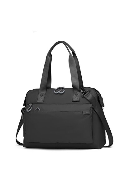 SMART BAGS Dev Boy Ekstra Hafif Kumaş Kadın Omuz Çantası 3138
