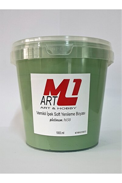 m1 art Su Bazlı Vernikli Yenileme Boyası 1000.ml-mobilya,cam,mermer,beyaz Eşy...