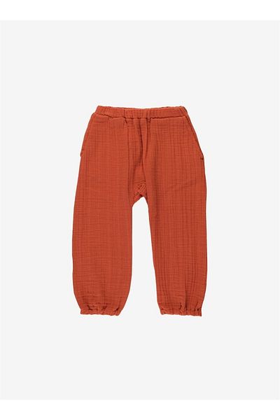 Barine Orange Muslin Cotton Children's Pants