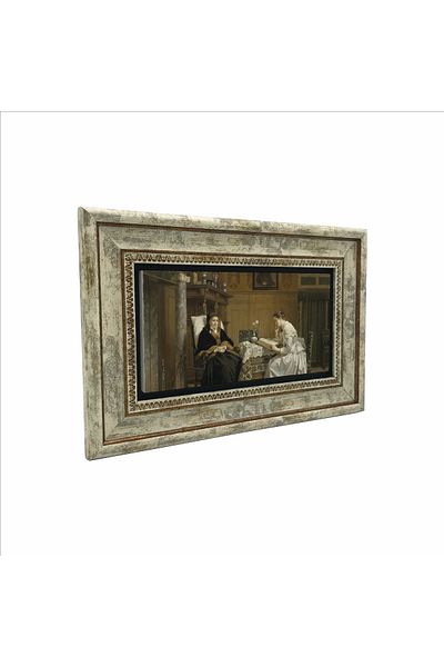 BAKSEPETE Sunday Morning Hendrik Jacobus Scholten Printed Natural Stone Painting 20Cmx30Cm Drg-077